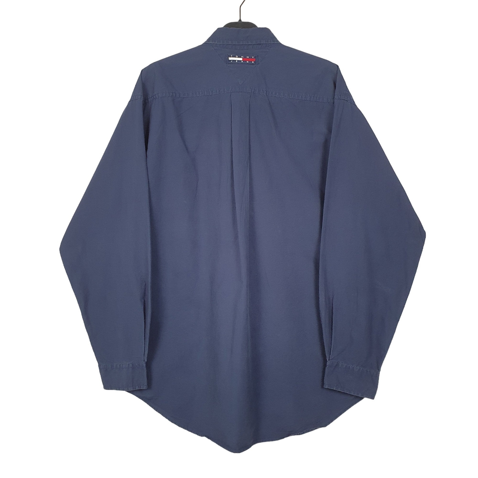 TOMMY HILFIGER Blue Shirt Long Sleeve Casual Mens L image 3