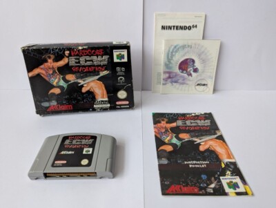 ECW Hardcore Revolution N64 komplett selten guter Zustand