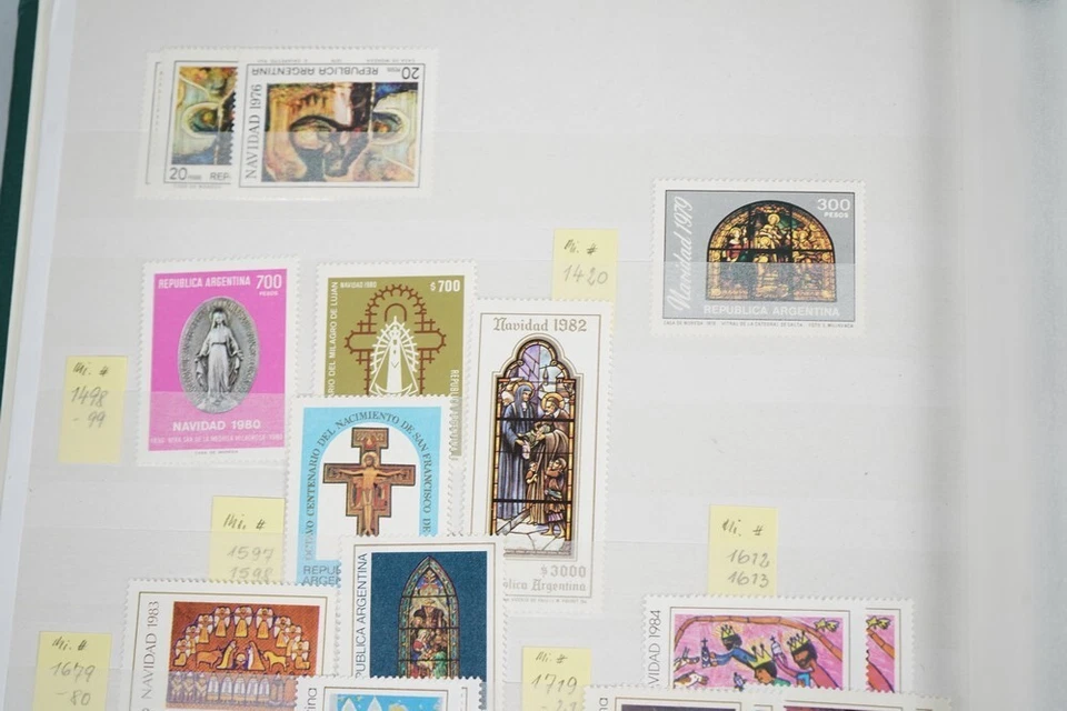 COLEÇÃO AMÉRICA DO SUL DE 350+ SELOS E 50+ FOLHAS/BLOCOS DE LEMBRANÇA TODOS EM PERFEITO ESTADO - Imagem 3 de 4