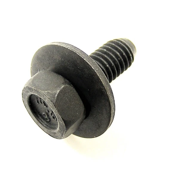 Pernos de cuerpo Datsun y clips de tuerca en U - M6-1,0 x 16 mm de largo - 10 mm hexagonal - 20 piezas (10ea) #379 Foto 2 de 4