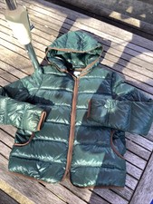 Hoss 38 Forest Green Hooded Short Down Puffer Jacket Coat