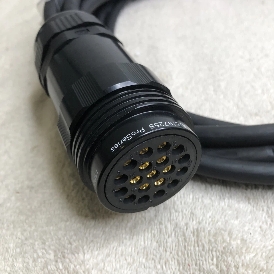 Socapex Power Break-in Cable 19 Pin Female To 6 Edison Male 6ft Breakin Hubbell - Image 3 of 4