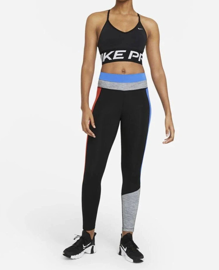 nike colour block leggings
