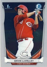 (55) 2014 Bowman Draft GAVIN LAVALLEY Rookie LOT ALL CHROME Reds CDP115