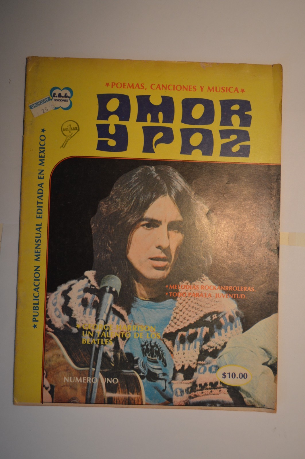 Vintage 1977 Amor Y Paz 1st Issue Magazine Mexico Entertainment News In Spanish