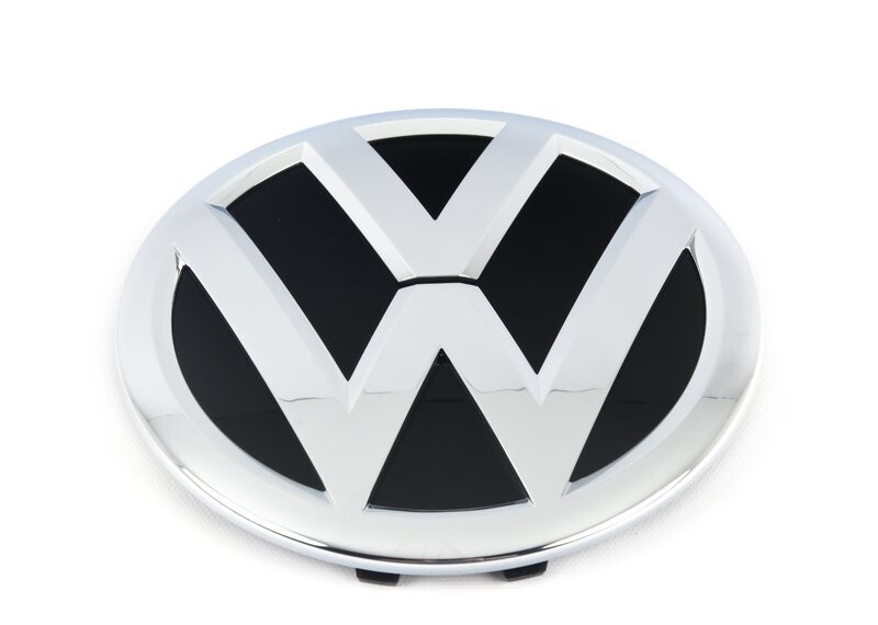 VW ATLAS Front Bumper Radiator Grille Emblem R-Line Genuine 