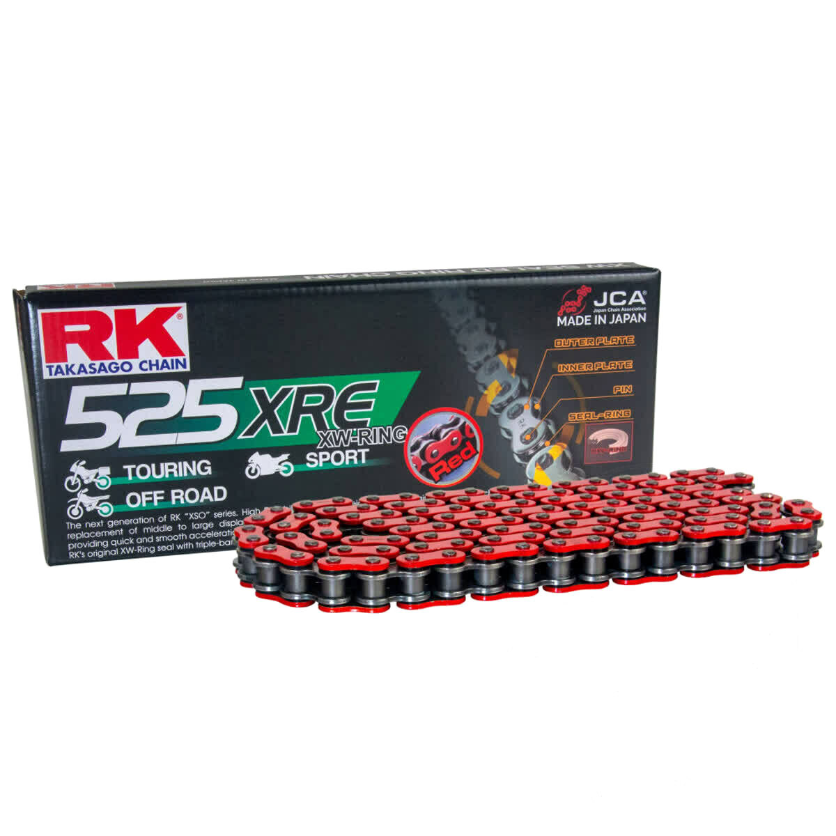 Kette Offen Rk Rot Xre 114-525 Niet FüR Suzuki 600 Gsx R 2006-2017-image