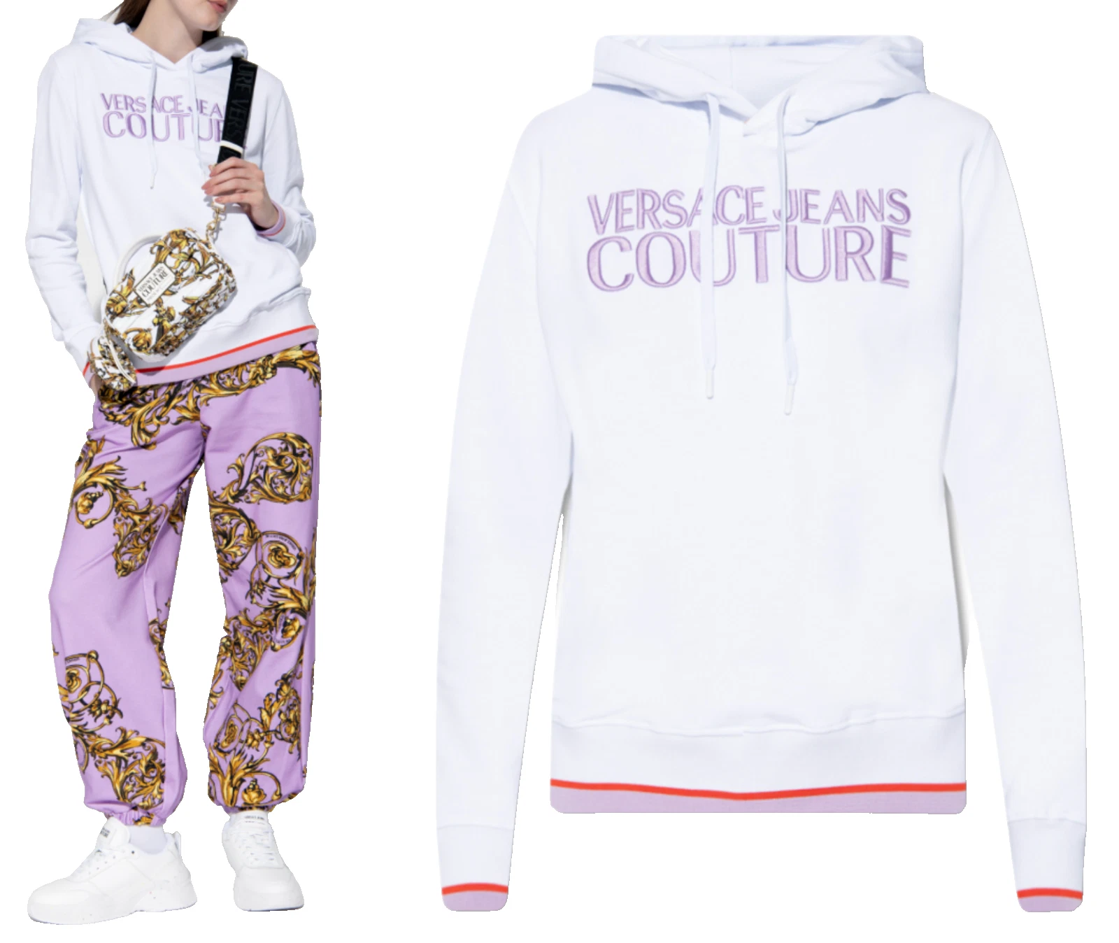 Versace Jeans Couture Hoodie Pullover Hooded Sweater S
