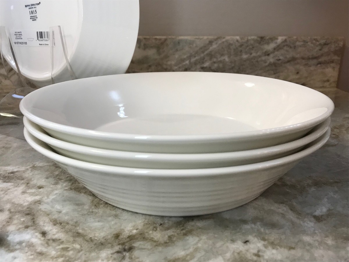 専用７　２８ Large Pasta Bowls Royal Doulton London 1815 Hand Crafted Set Of 4