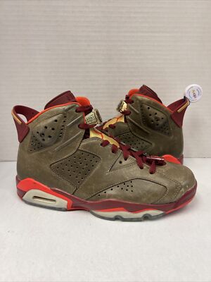 Jordan 6 Retro Cigar 2014 Size 8 Brand New 384664-250 B