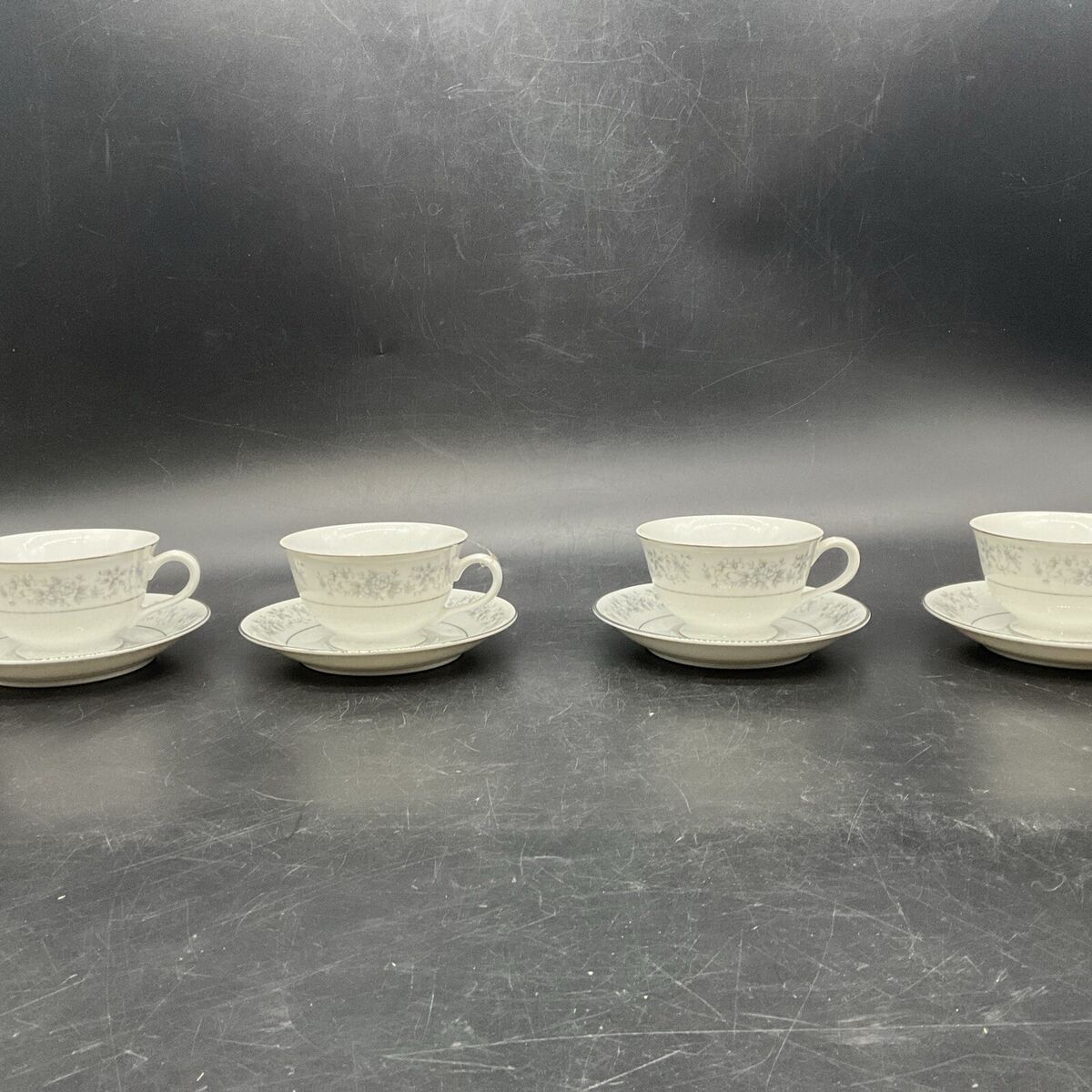 4 Vtg. Crest Wood China # 1077 Heritage Japan Cups And 4 Vtg. Crest Wood China # 1077 Heritage Japan Cups And