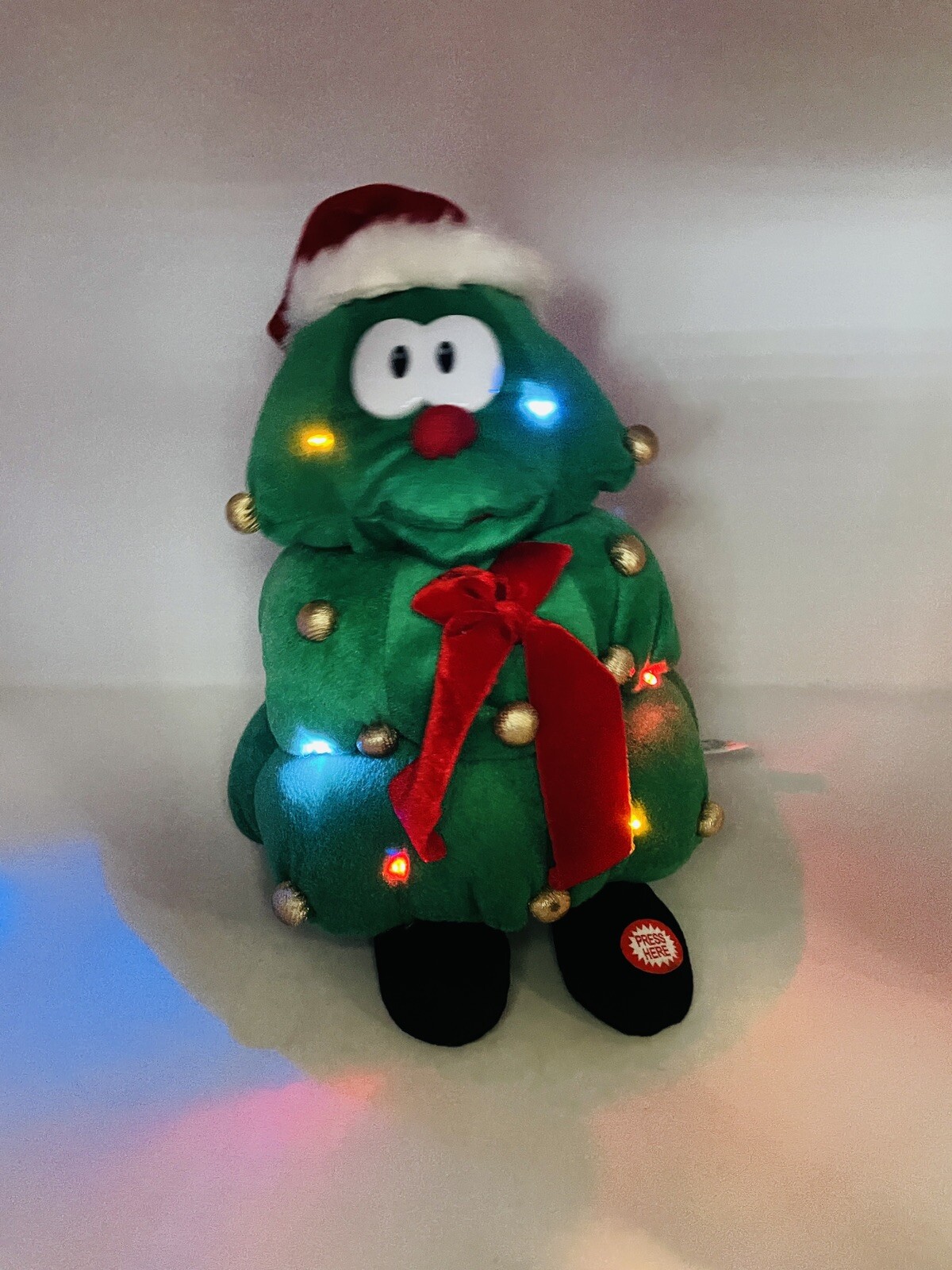 animated plush christmas tree