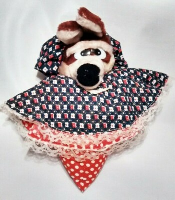 vintage little red riding hood topsy turvy doll