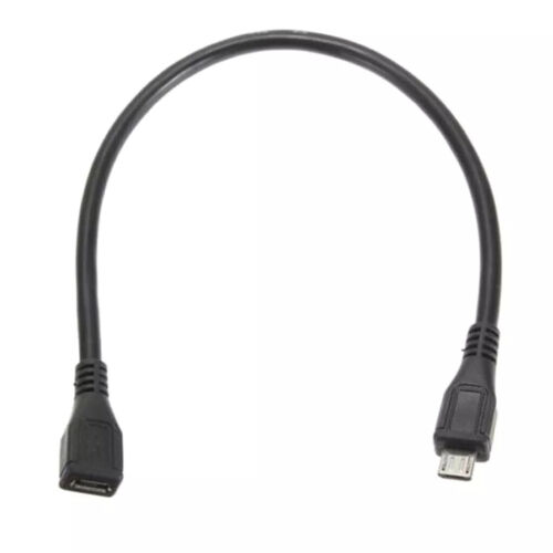 Micro USB 5Pin Data Extension Cable, Male to Female M/F - 0.25m - Picture 6 of 7