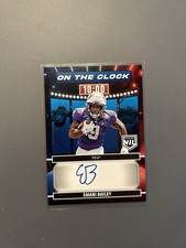 2024 Prestige Football EMANI BAILEY RC On The Clock AUTO OTC-EBY Texas (TCU) NIL