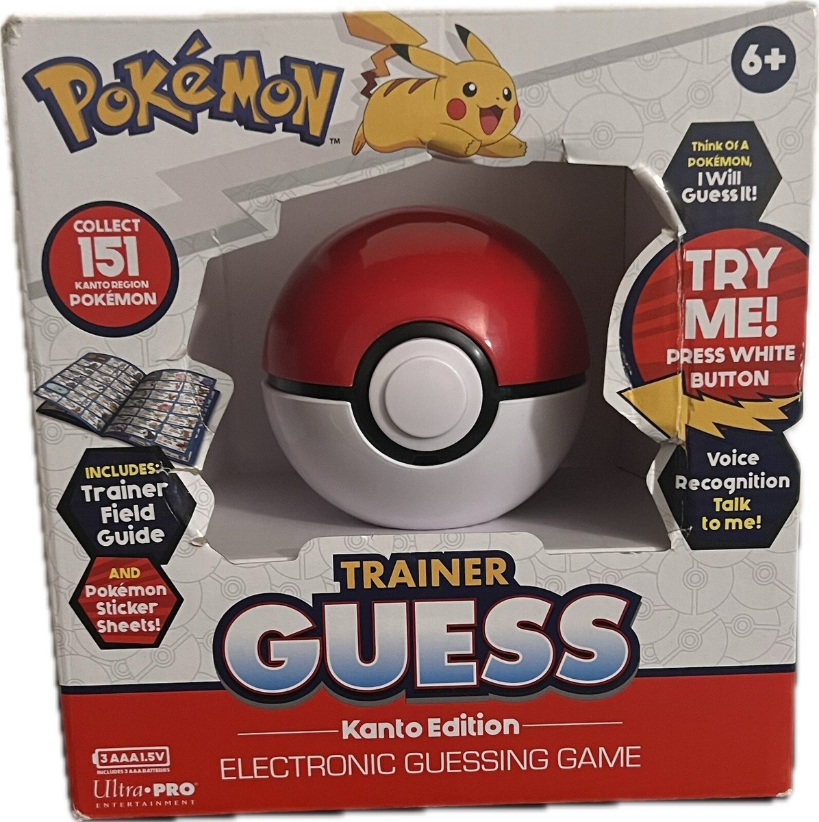 Pokémon Trainer Guess Poke ball Kanto Edition Sticker Sheets! Ultra Pro