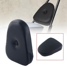 Schwarz Motorrad Sitz Kissen Rückenlehne Sissybar für Harley Suzuki Universal