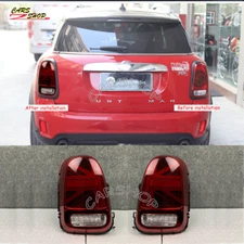 Red Union Jack LED Rear Tail Light Lamp Set For MINI Cooper Countryman F60