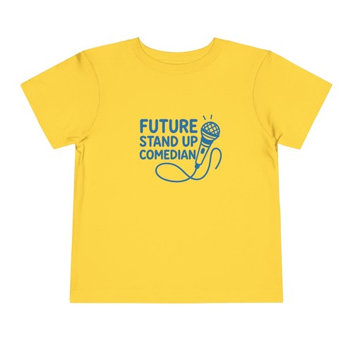 Funny Toddler Short Sleeve Tee - Future Stand Up Comedian Shirt, Comedy Baby - Picture 6 of 9