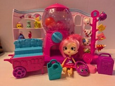 Shopkins Sweet Spot Food Fair Playset Gumball with Bubbleisha Shoppie Doll