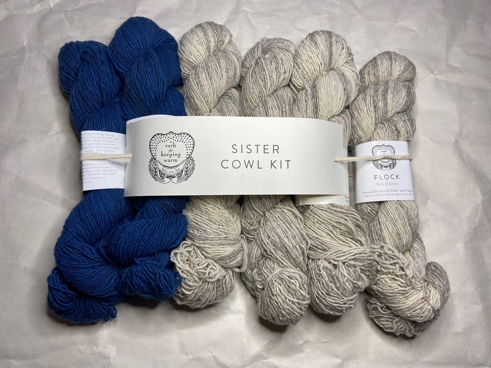 A Verb For Keeping Warm Flock Yarn 6skein Bundle / Sister Knit Kit
