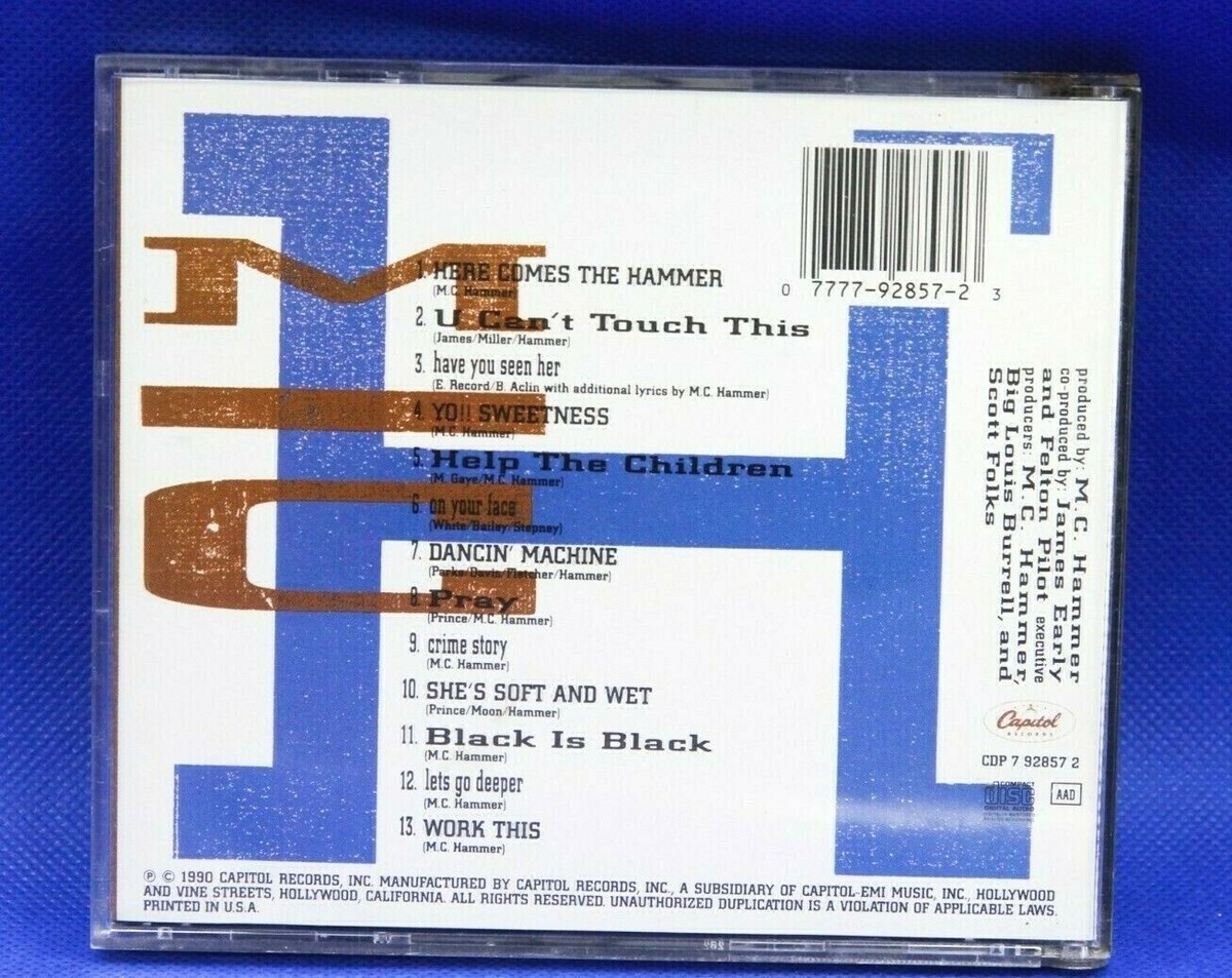MC Hammer- Please Hammer Don't Hurt 'Em CD Capitol Records