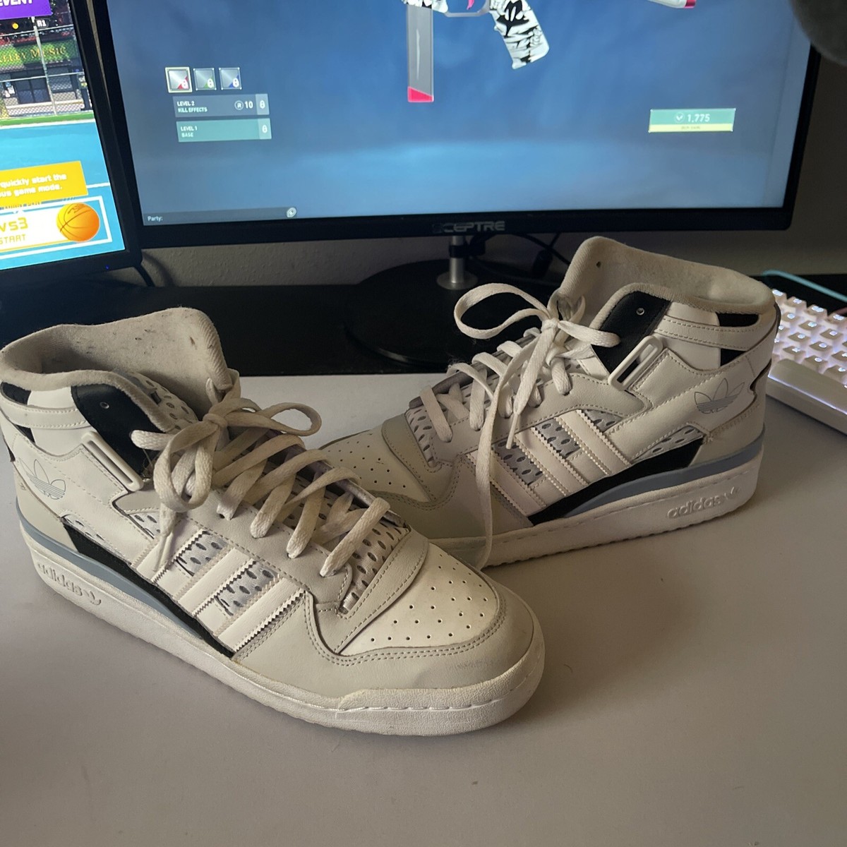 adidas forum mid ambient sky