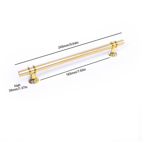 T Bar Pull Handles Alloy Kitchen/Bathroom Bedroom Cabinet Hardware Knob Gold AU - Picture 25 of 26