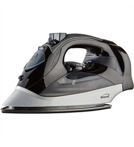 New Brentwood MPI-59BK: Power Steam Iron Nonstick, Black