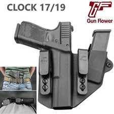 Verstecktes IWB Kydex Holster+Mag Halter Glock 17/19, Taktisches Pistolenholster