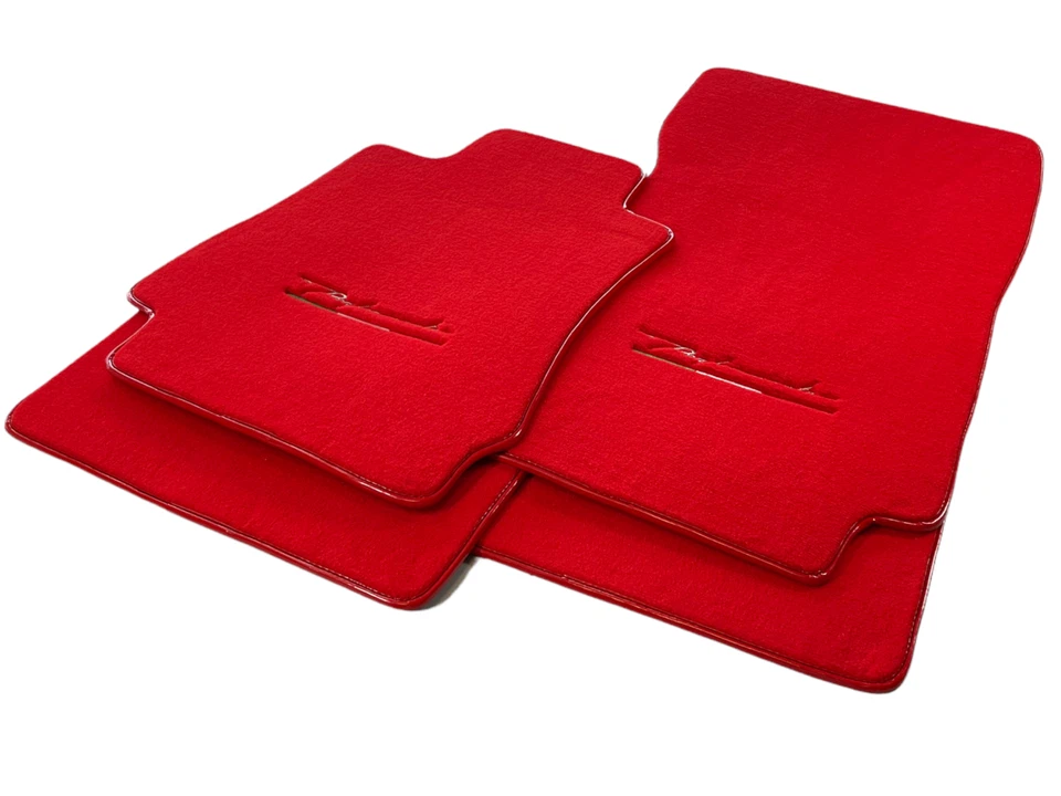 Alfombrillas para Alfa Romeo Spider (1966-1993) Perfomante rojo a medida Foto 4 de 4