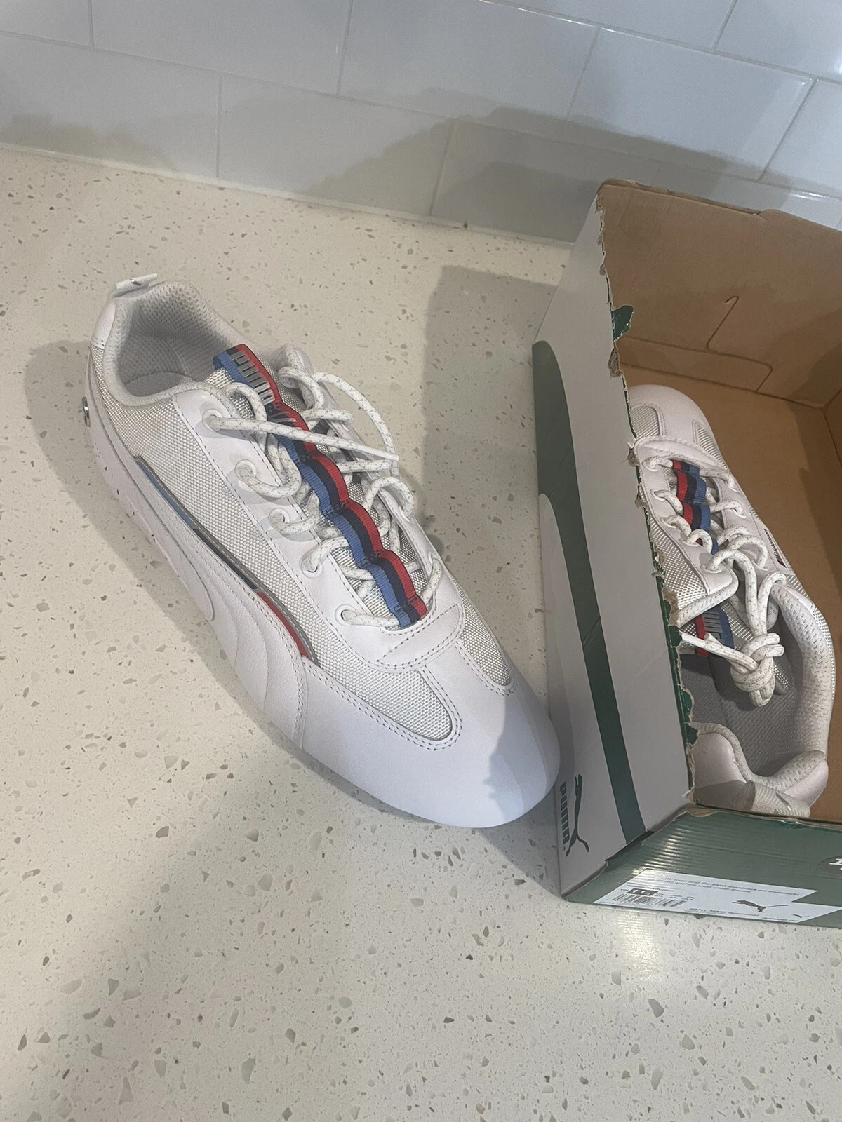 Scarpe da ginnastica stringate Puma 306639 02 BMW M Motorsport Speedcat da uomo casual