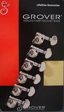 Grover 305N6 Mid-Size Rotomatics® Tuning Machines, 6 In-Line, Nickel Finish