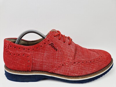 Sioux Quintero Halbschuhe Rot Gr. 42 /405 Guter Zustand - 26,5cm