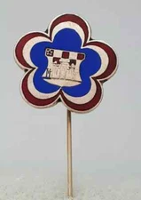 Zagreb coat of arms, KASUN 1960s, Croatia vintage pin, badge, lapel, rarre pin !