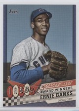 2020 Topps Decades Best Award Winners Blue Ernie Banks #DB-3 HOF 4l3