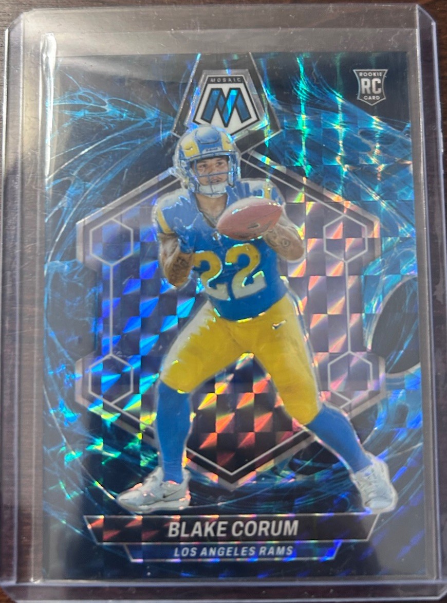 2024 Panini Mosaic Rookies Blake Corum #368 Genesis Mosaic Prizm (RC) CASE HIT