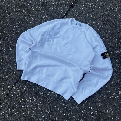 White Stone Island Crewneck
