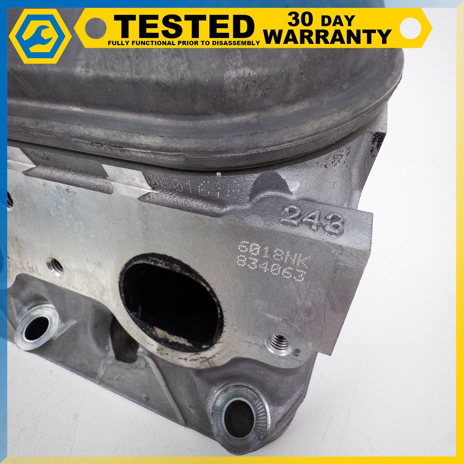05-07 CORVETTE C6 6.0L LS2 LEFT ENGINE MOTOR HEAD CYLINDER W/ VALVE COVER OEM