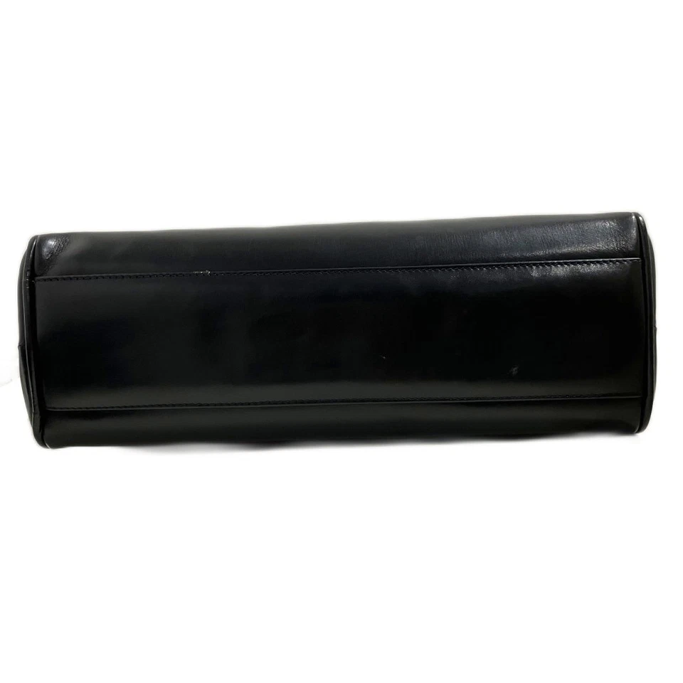 BIANCHI&NARDI Handtasche schwarz & gold Leder formell Damen gebraucht - Bild 4 von 4