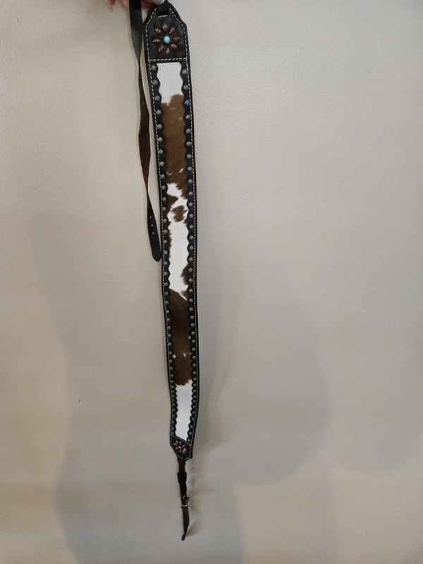 Purse or Camera  Strap made from real cowhide and leather, never used