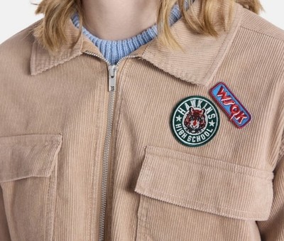Netflix Stranger Things Corduroy Cotton Jacket from No Boundaries Size S