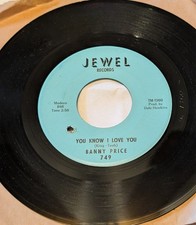 RARE R&B NORTHERN Banny Price You Know I Love You Jewel 749 6344 1965 NM