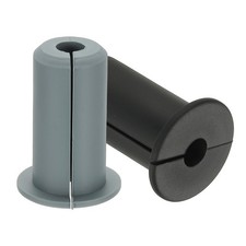 4 Pcs 3/4" Wall Grommet Cable Routing Kit for 0.3" 7.5mm Hole Black/Gray