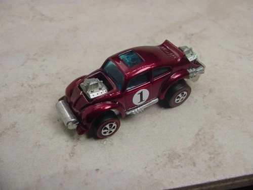 Restored Hot Wheels Redline - Spoilers Evil Weevil in Magenta!! Free Shipping!!