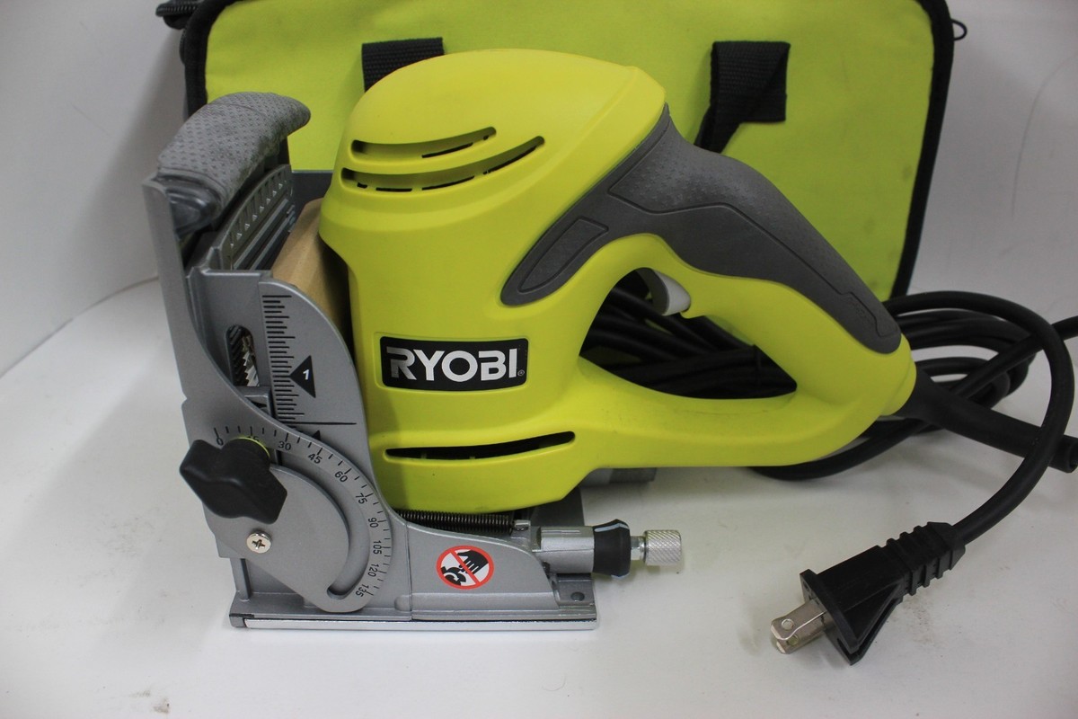 Ryobi JM82G Corded Electric Biscuit Joiner 120V 6Amps W/Case
