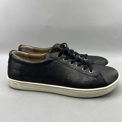 Birkenstock Arran Casual Shoes Women Size 10 Black Lace Up Comfort Low Sneakers