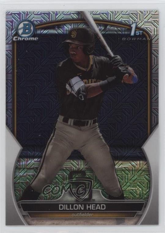 2023 Bowman Draft Chrome Japan Refractor Dillon Head #BDC-7 6u5