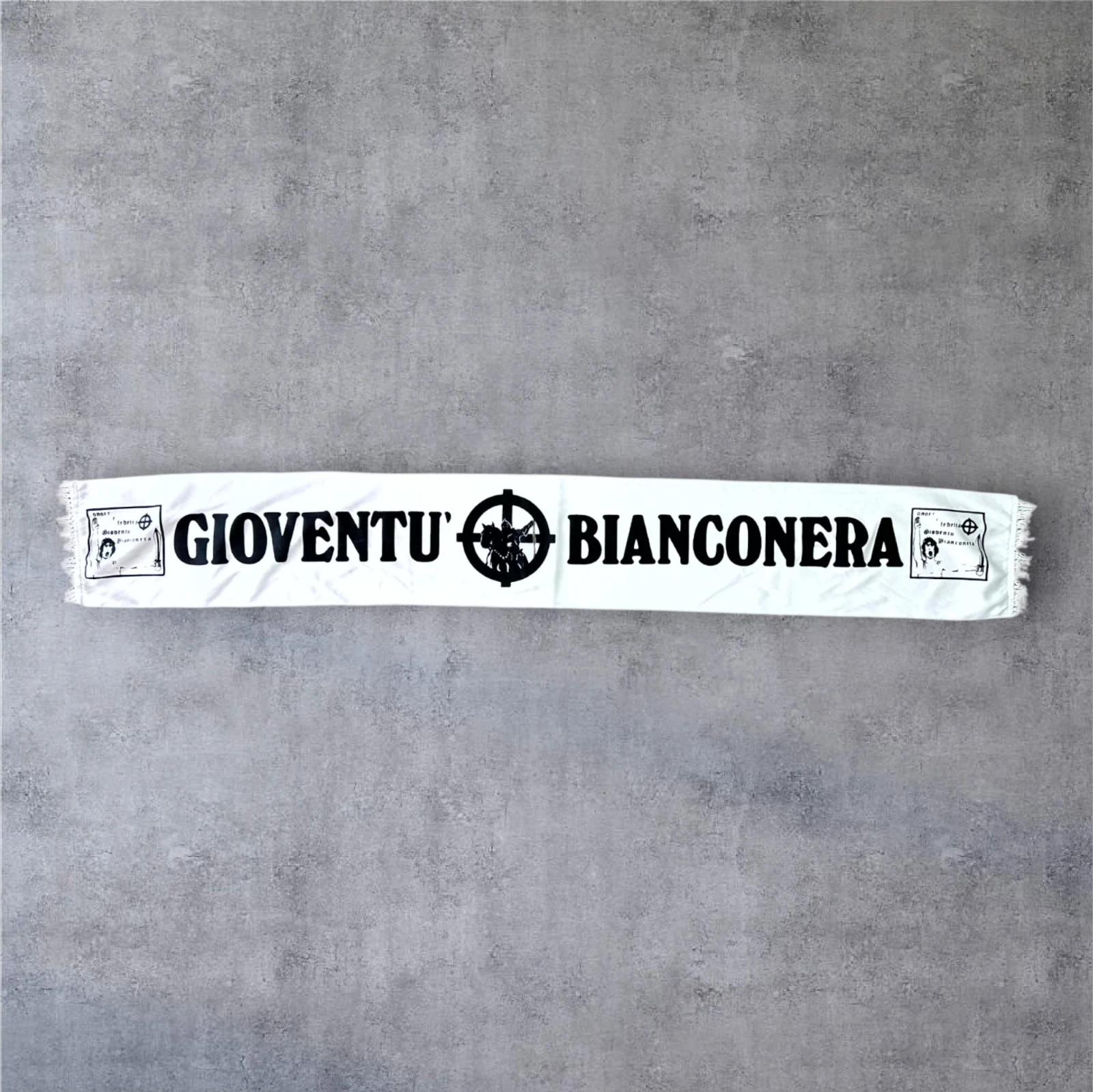 ULTRAS JUVENTUS GIOVENTU BIANCONERA RARA SCIARPA BUFANDA SCARF SCHAL ECHARPE