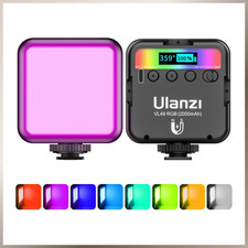 LED Videoleuchte RGB Dimmbare 2500K-9500K 2000 mAh Akku Kompakt f&uuml;r Fotografie